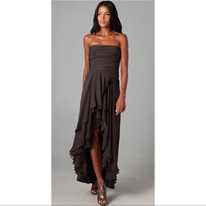 NWT Haute Hippie Bustier Draped Gown Dress Sz S